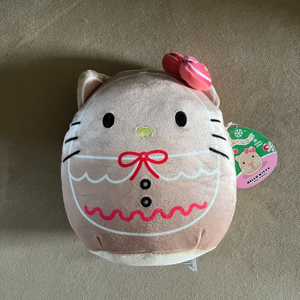 Squishmallows - Gingerbread Christmas Hello Kitty